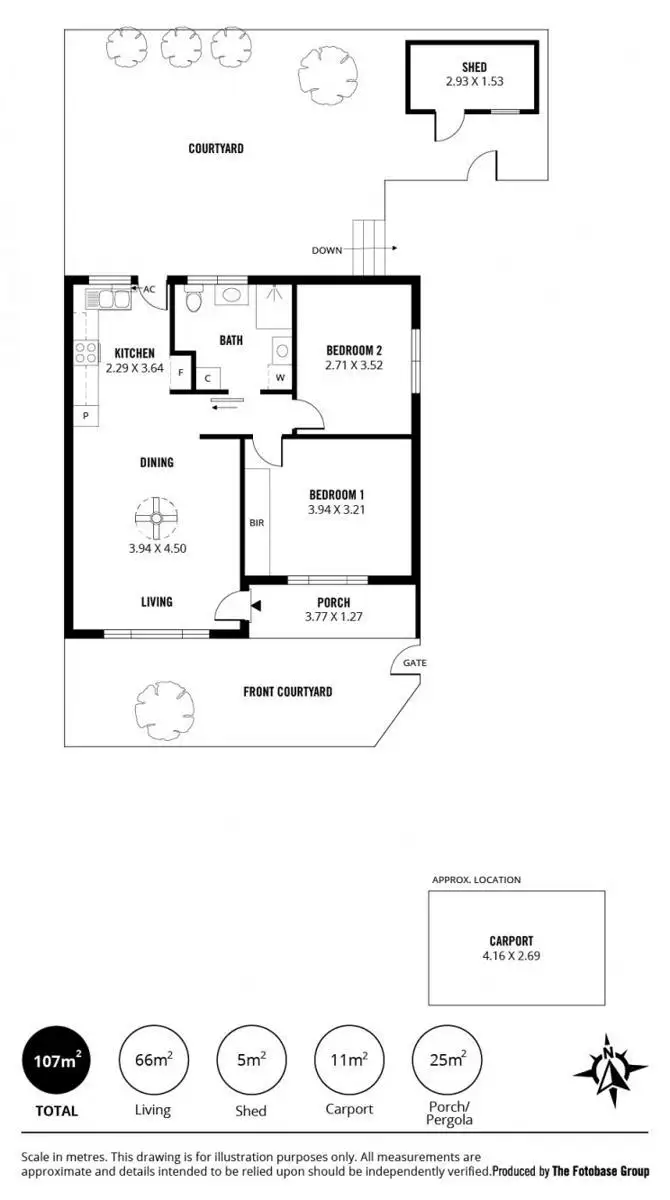 Floorplan of Homely unit listing, 8/3 Rosella Street, Payneham SA 5070