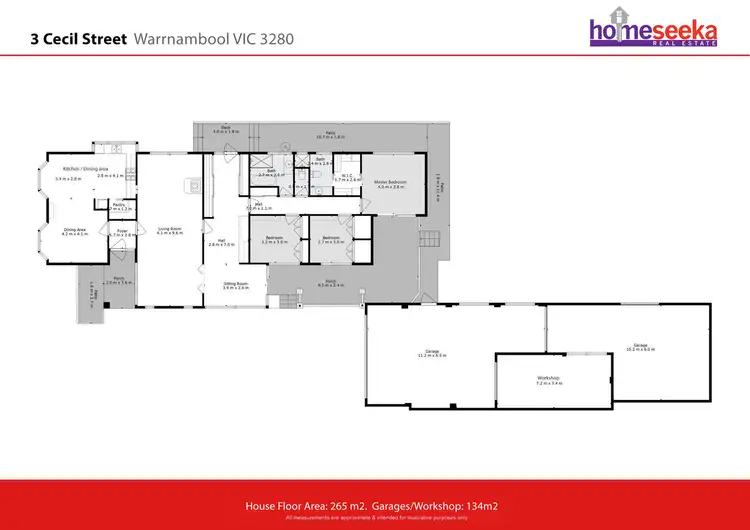 Floorplan of Homely house listing, 3 Cecil Street, Warrnambool VIC 3280