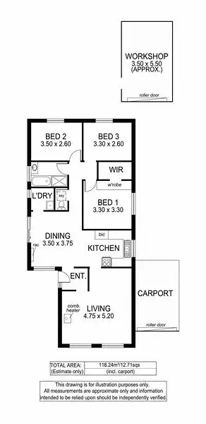 Floorplan of Homely house listing, 58 Richards Drive, Morphett Vale SA 5162