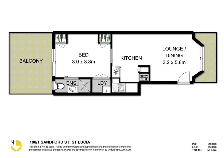 Floorplan of Homely house listing, 104/2 Gailey Road, St Lucia QLD 4067