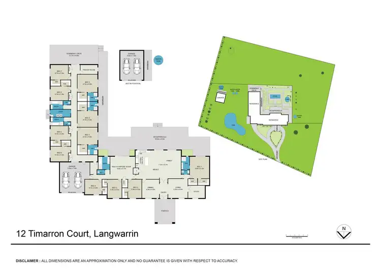 Floorplan of Homely house listing, 12 Timarron  Court, Langwarrin VIC 3910