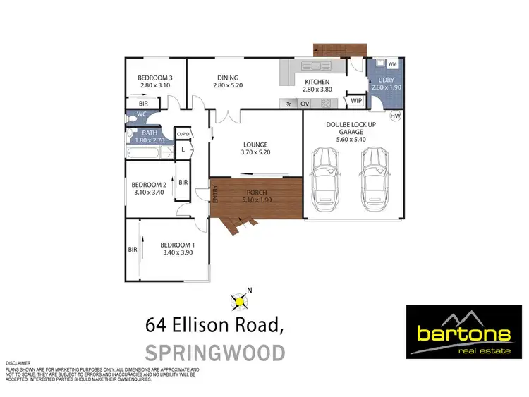 Floorplan of Homely house listing, 64 Ellison Road, Springwood NSW 2777