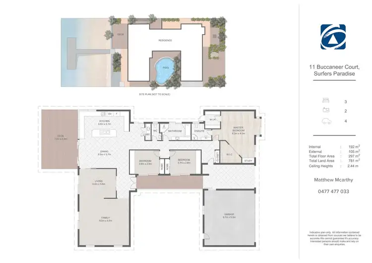 Floorplan of Homely house listing, 11 Buccaneer Court, Paradise Waters QLD 4217