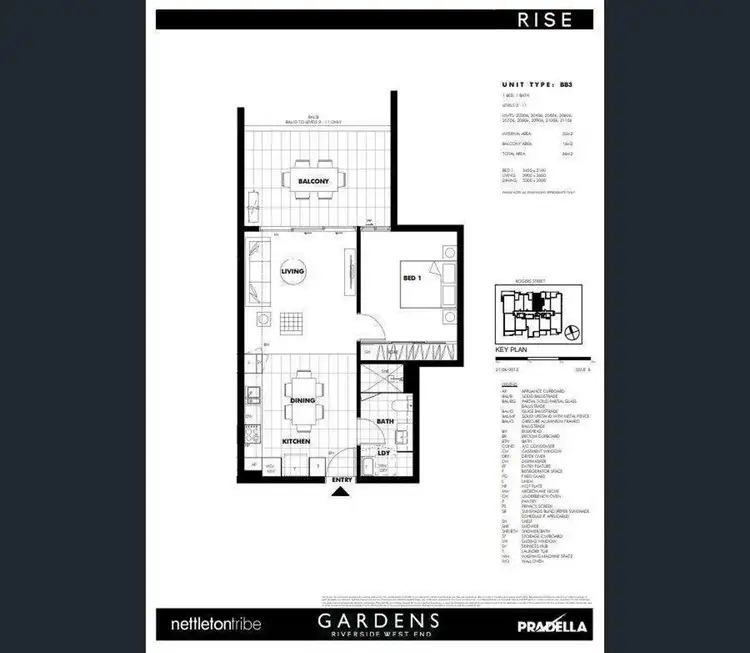 Floorplan of Homely house listing, 21106/60 Rogers Street, West End QLD 4101