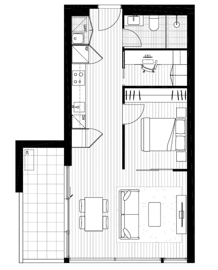 Floorplan of Homely apartment listing, 303/333 Ascot Vale Road, Moonee Ponds VIC 3039