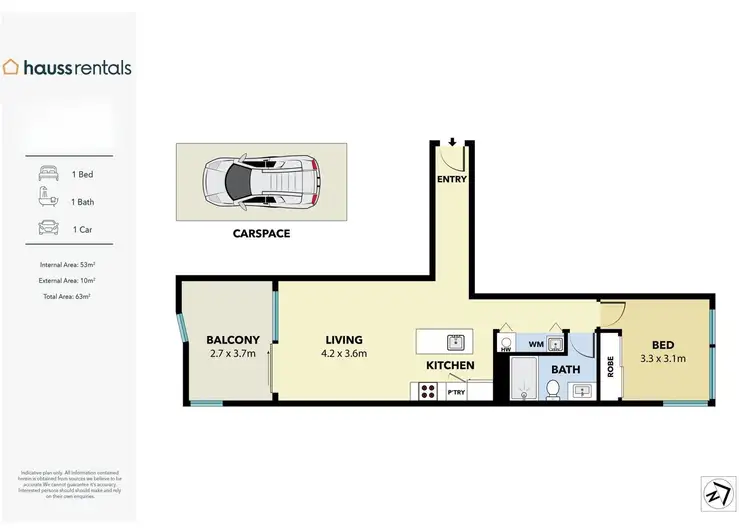 Floorplan of Homely house listing, 306/10 Buchanan Street, West End QLD 4101