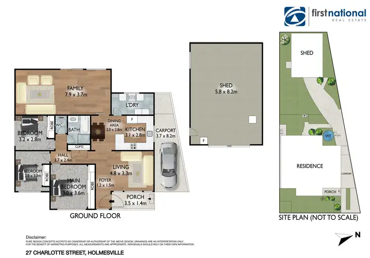 Floorplan of Homely house listing, 27 Charlotte Street, Holmesville NSW 2286