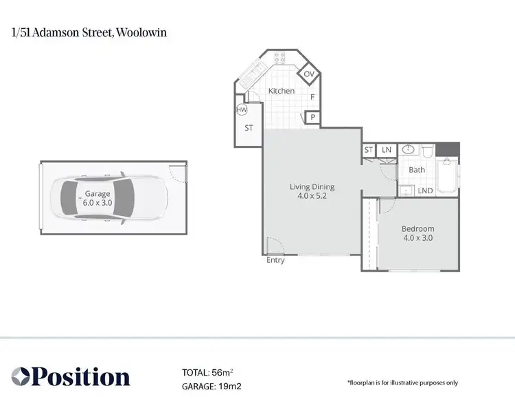 Floorplan of Homely house listing, 1/51 Adamson Street, Wooloowin QLD 4030