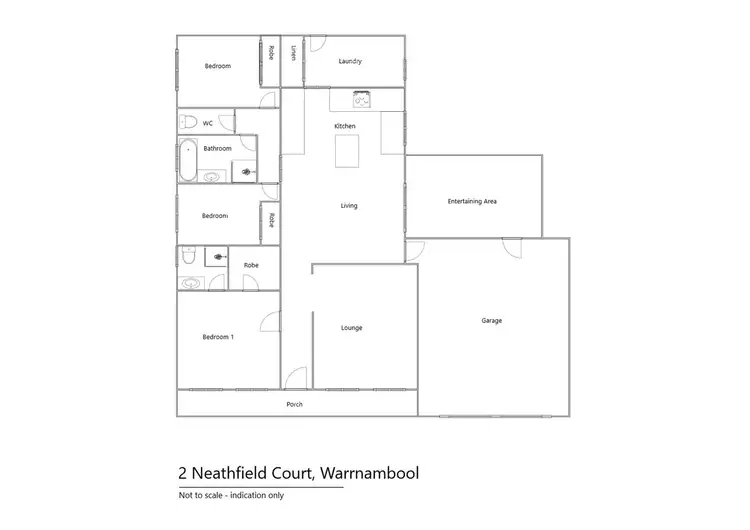 Floorplan of Homely house listing, 2 Neathfield Court, Warrnambool VIC 3280