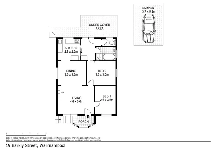 Floorplan of Homely house listing, 19 Barkly Street, Warrnambool VIC 3280