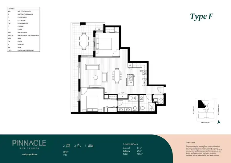 Floorplan of Homely house listing, 107/9 Playfield Street, Chermside QLD 4032