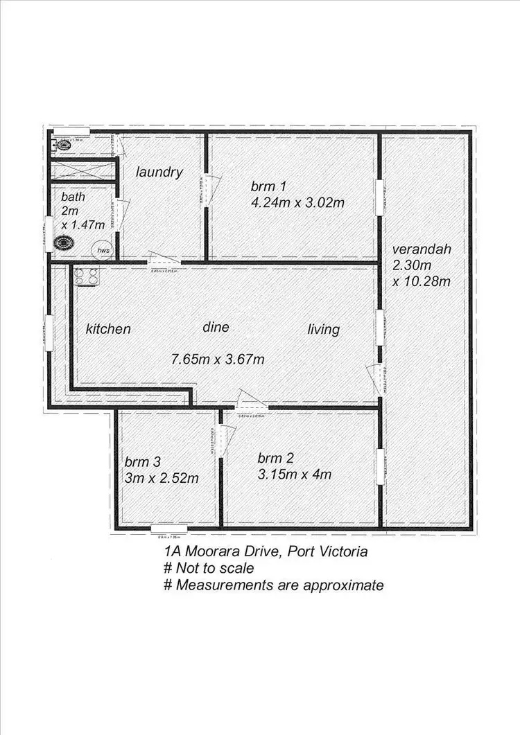Floorplan of Homely house listing, 1A Moorara Drive, Port Victoria SA 5573