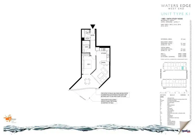 Floorplan of Homely house listing, 2314/45 Duncan Street, West End QLD 4101