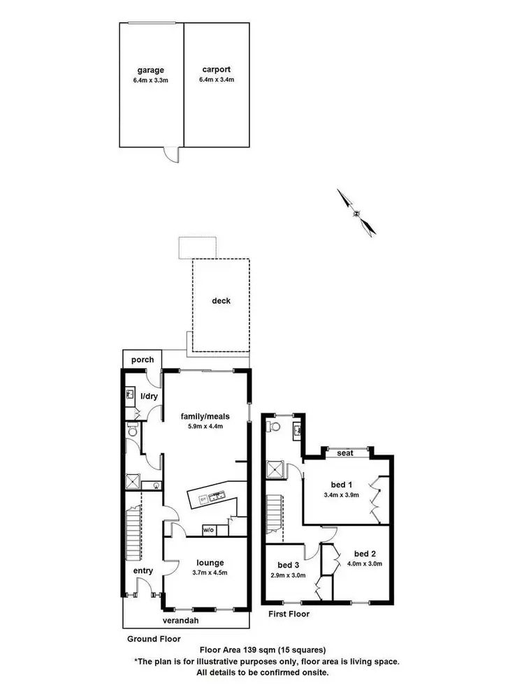 Floorplan of Homely townhouse listing, 6/15-19 Palmerston Street, Berwick VIC 3806