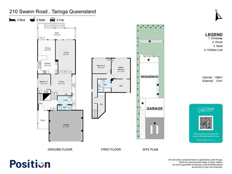Floorplan of Homely house listing, 210 Swann Road, Taringa QLD 4068