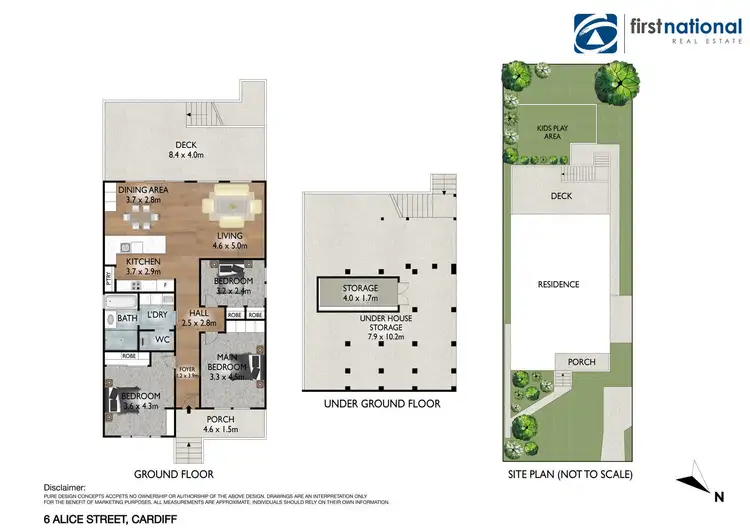 Floorplan of Homely house listing, 6 Alice Street, Cardiff NSW 2285