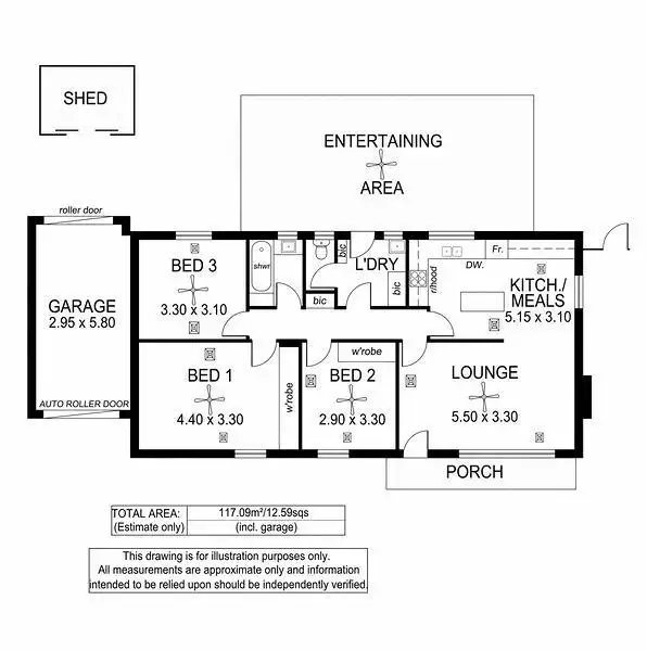 Floorplan of Homely house listing, 71 Lascelles Avenue, Warradale SA 5046
