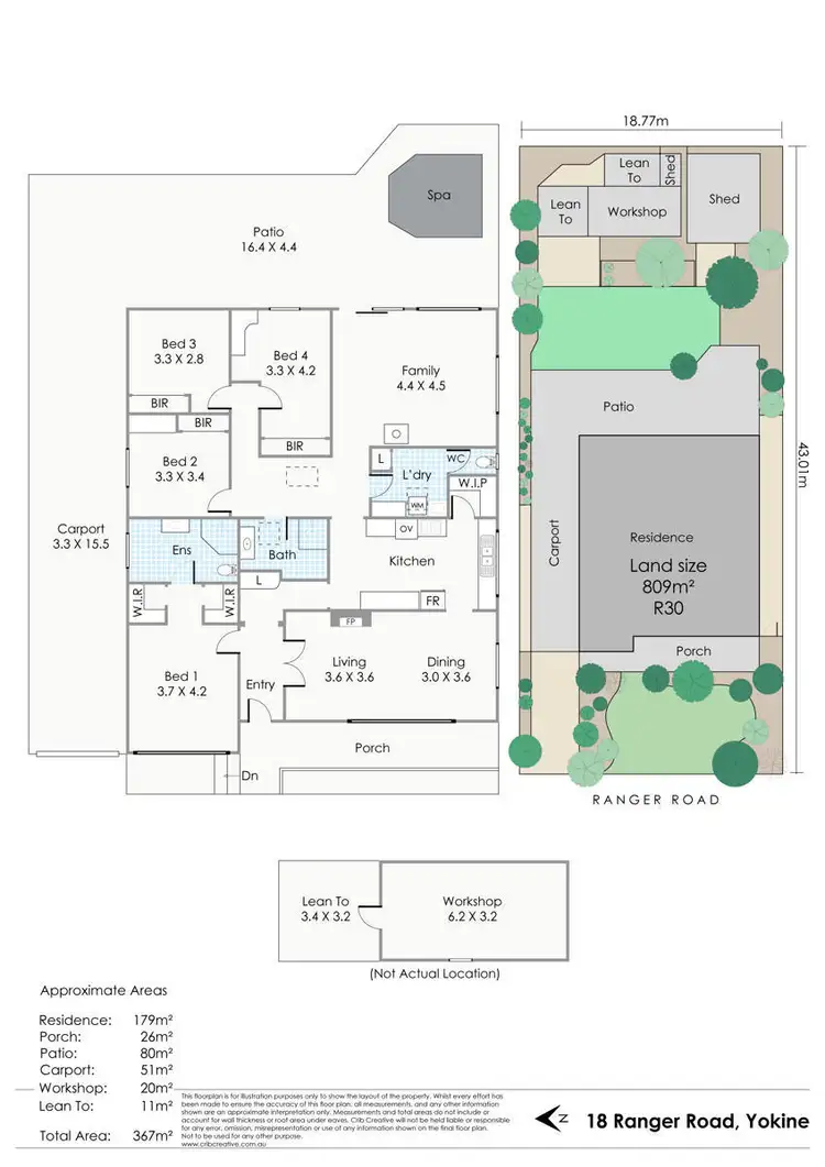 Floorplan of Homely house listing, 18 Ranger Road, Yokine WA 6060