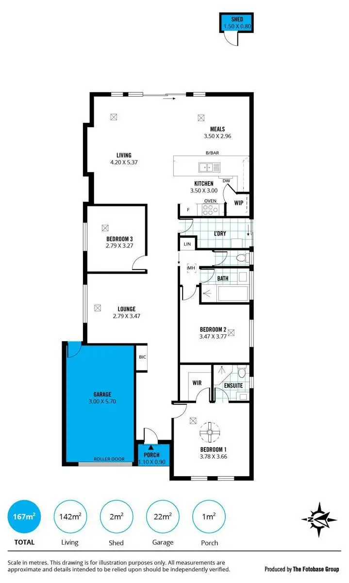 Floorplan of Homely house listing, 19 Pitt Street, Munno Para West SA 5115