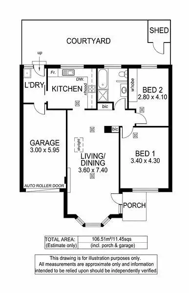 Floorplan of Homely unit listing, 3/30 Northumberland Street, Tusmore SA 5065