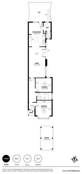 Floorplan of Homely house listing, 2/7 Roebuck Street, Mile End SA 5031