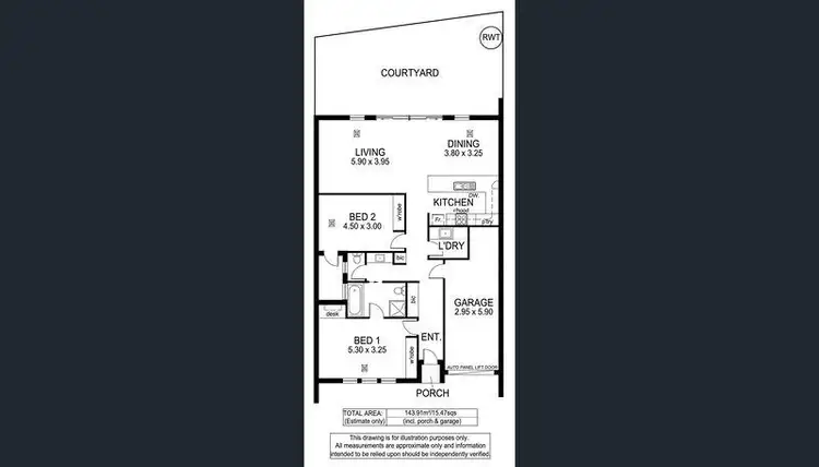 Floorplan of Homely house listing, 29A Byard Terrace, Mitchell Park SA 5043