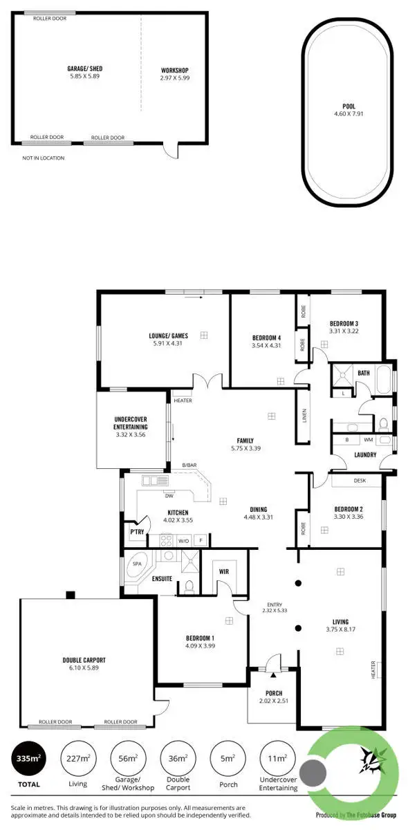 Floorplan of Homely house listing, 3 Dawbiney Avenue, Craigburn Farm SA 5051