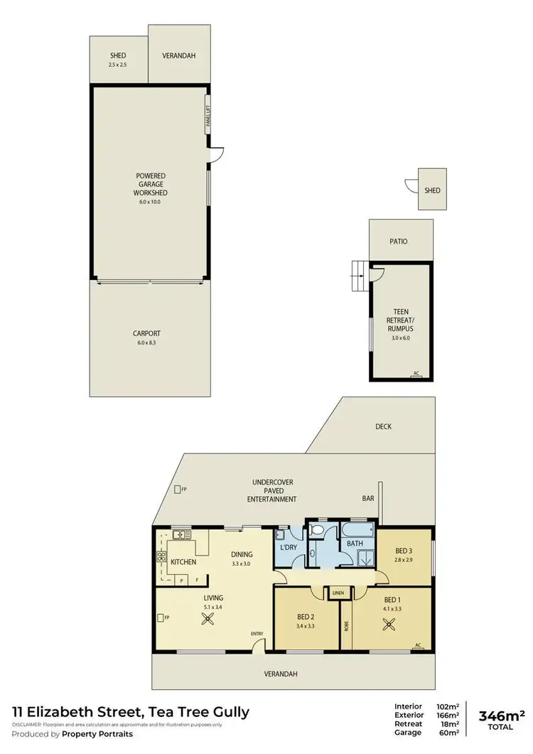 Floorplan of Homely house listing, 11 Elizabeth Street, Tea Tree Gully SA 5091