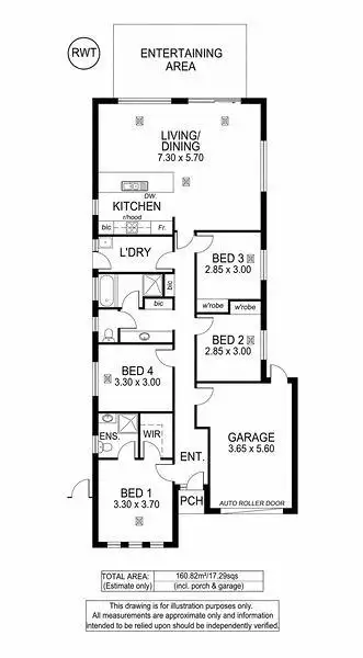 Floorplan of Homely house listing, 18 Barker Avenue, South Plympton SA 5038