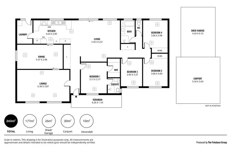 Floorplan of Homely house listing, 42 Yurilla Drive, Bellevue Heights SA 5050