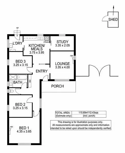 Floorplan of Homely house listing, 25 Marshalsea Road, Elizabeth Park SA 5113