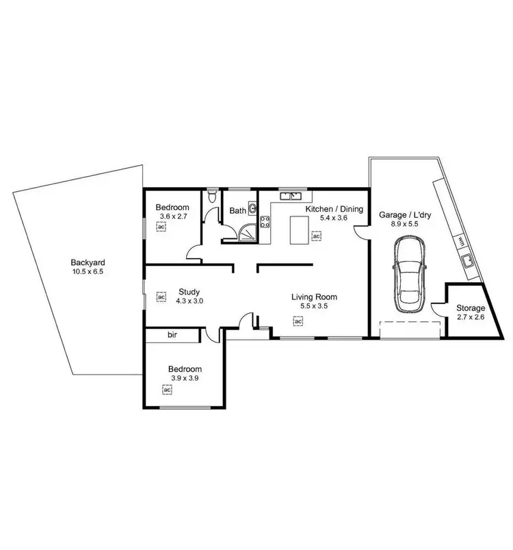 Floorplan of Homely house listing, 1 Duncan Crescent, Highbury SA 5089
