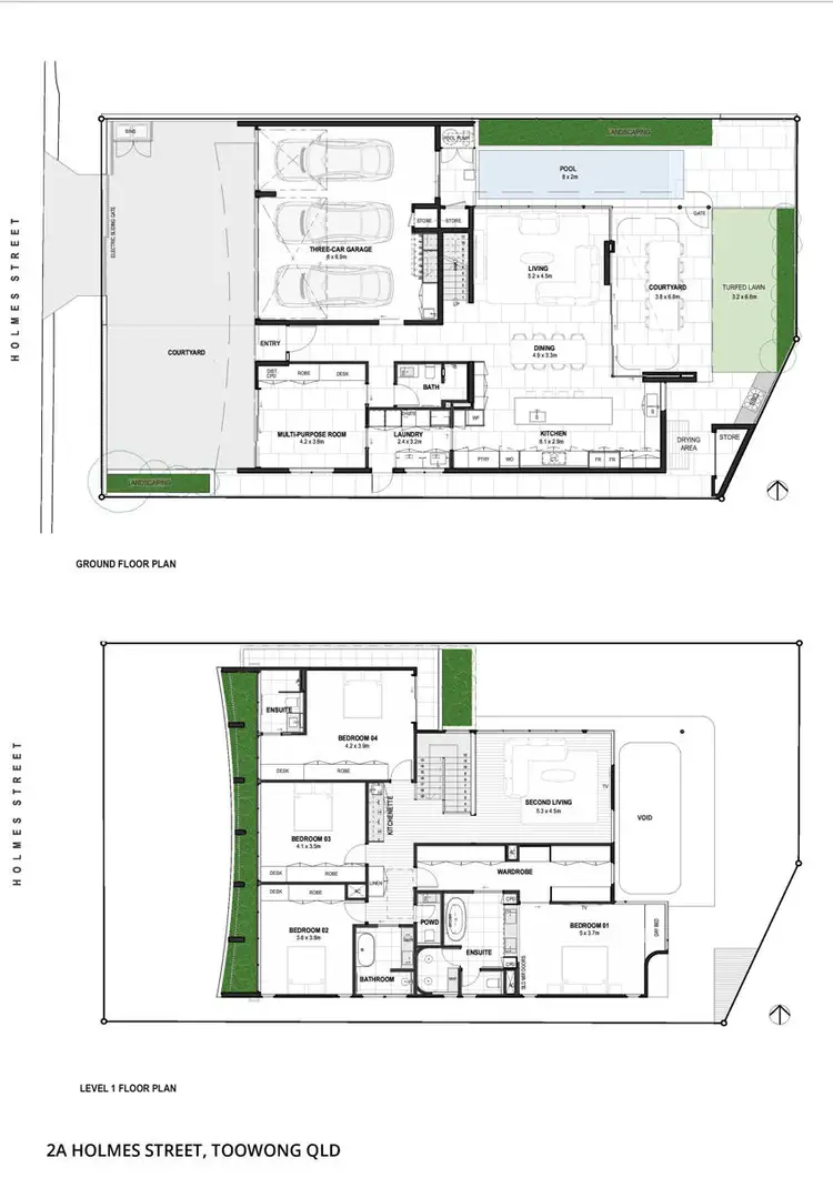 Floorplan of Homely house listing, 2A Holmes Street, Toowong QLD 4066
