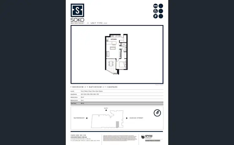 Floorplan of Homely house listing, 301/17-21 Duncan Street, West End QLD 4101