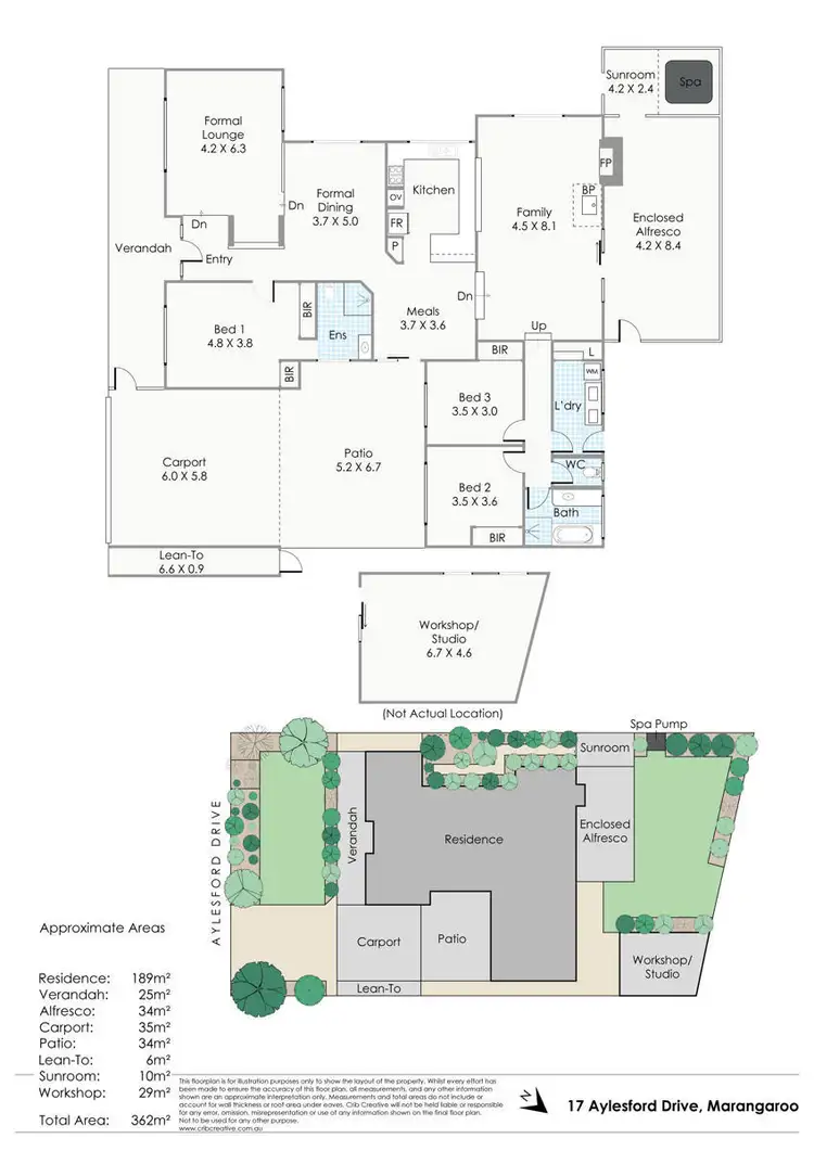 Floorplan of Homely house listing, 17 Aylesford Drive, Marangaroo WA 6064