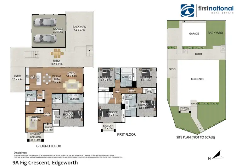 Floorplan of Homely house listing, 9A Fig Crescent, Edgeworth NSW 2285