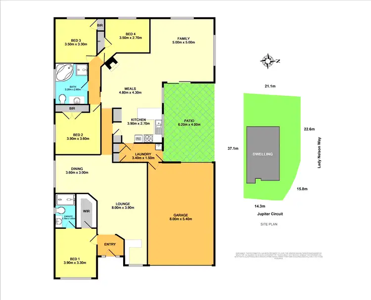 Floorplan of Homely house listing, 11 Jupiter Circuit, Cameron Park NSW 2285