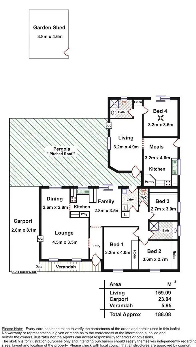 Floorplan of Homely house listing, 108 Clayson Road, Salisbury East SA 5109