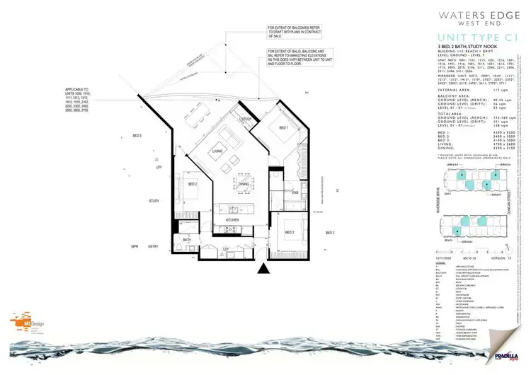 Floorplan of Homely house listing, 2005/45 Duncan Street, West End QLD 4101