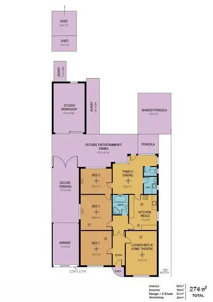Floorplan of Homely house listing, 45 Lindsay Avenue, Edwardstown SA 5039