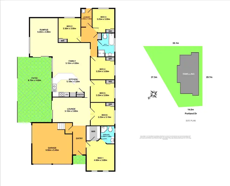 Floorplan of Homely house listing, 83 Portland Drive, Cameron Park NSW 2285