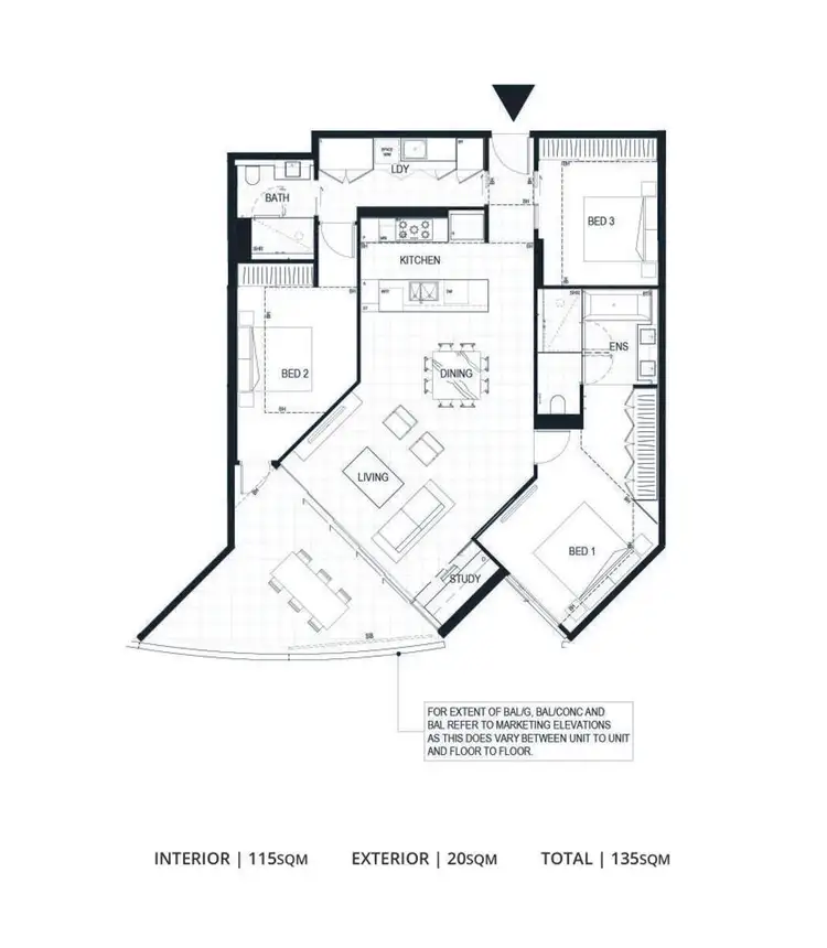 Floorplan of Homely house listing, 1609/45 Duncan Street, West End QLD 4101