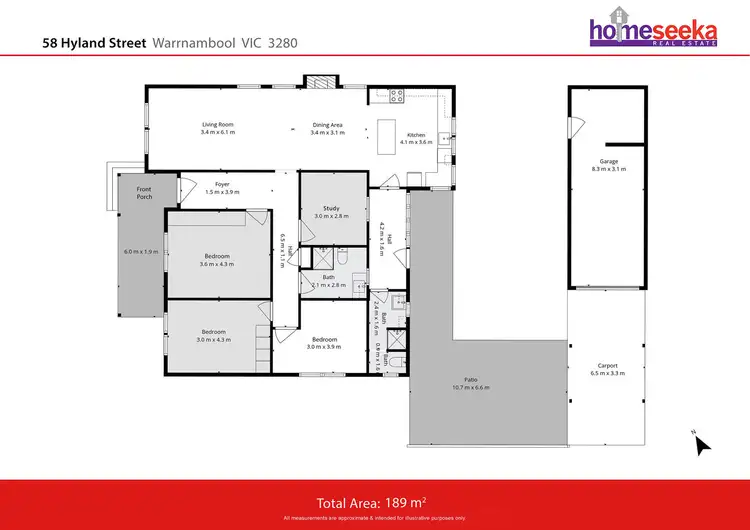 Floorplan of Homely house listing, 58 Hyland Street, Warrnambool VIC 3280