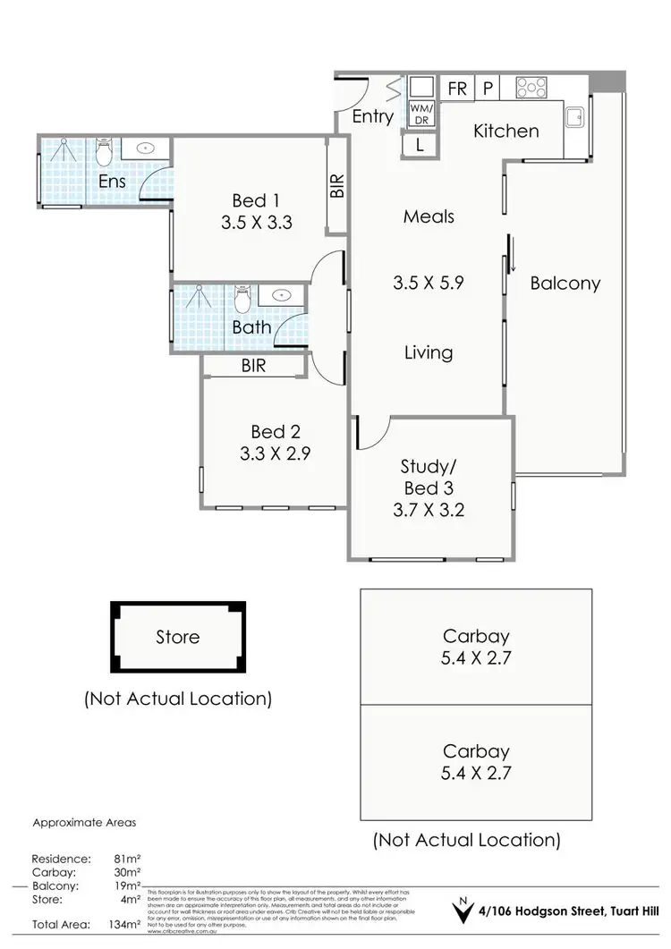 Floorplan of Homely apartment listing, 4/106 Hodgson Street, Tuart Hill WA 6060