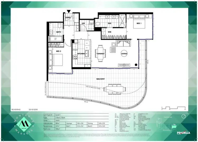 Floorplan of Homely house listing, 10101/405 Montague Road, West End QLD 4101