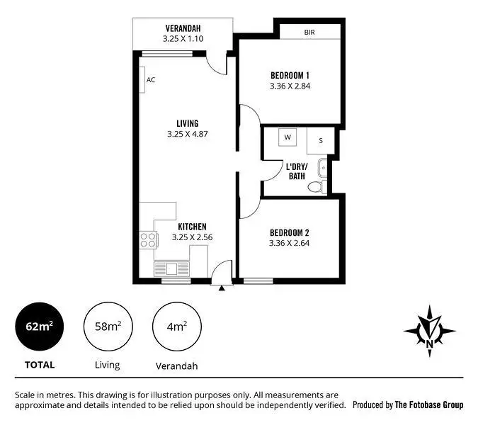 Floorplan of Homely unit listing, 33/2 Ayliffes Road, St Marys SA 5042