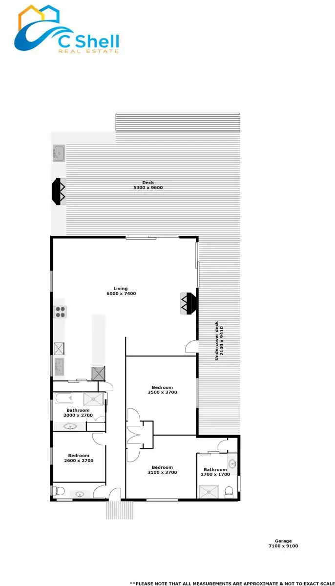 Floorplan of Homely house listing, 58 Central Avenue, Loch Sport VIC 3851