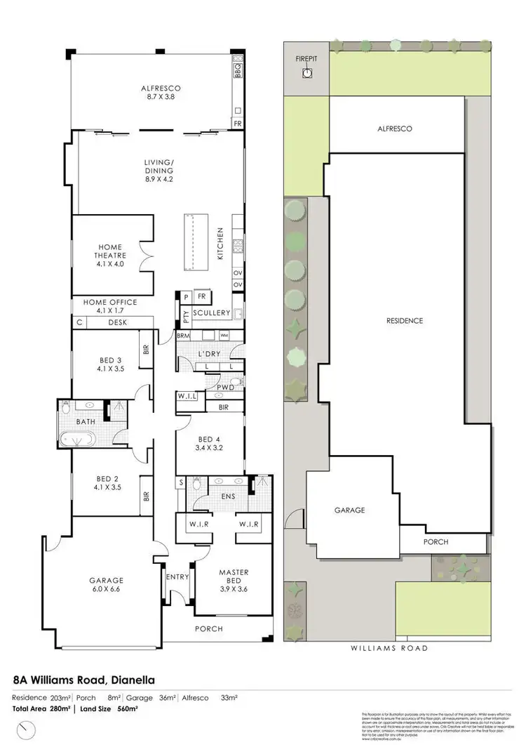 Floorplan of Homely house listing, 8A Williams Road, Dianella WA 6059