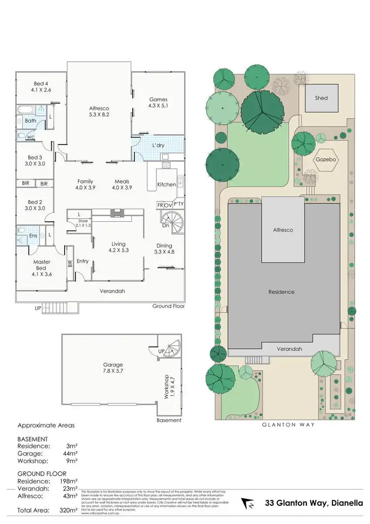 Floorplan of Homely house listing, 33 Glanton Way, Dianella WA 6059