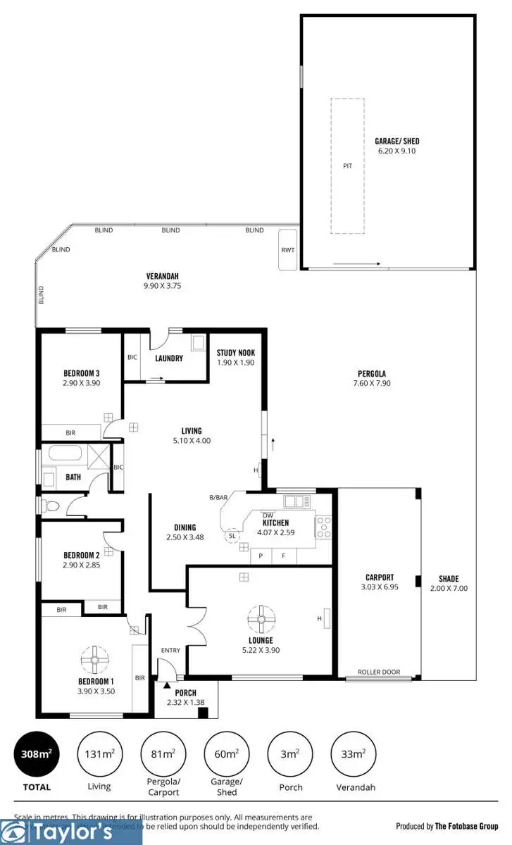 Floorplan of Homely house listing, 19 Plover Avenue, Modbury Heights SA 5092